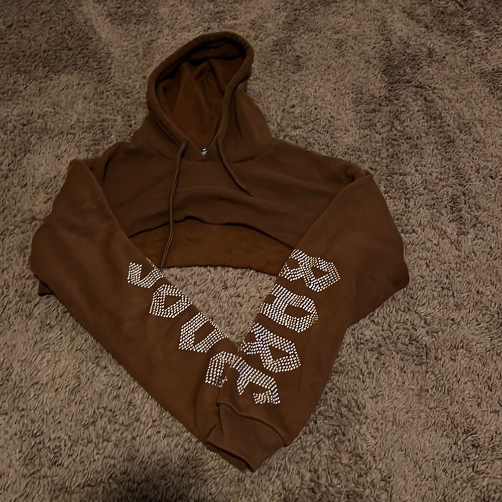 Cropped hoodie